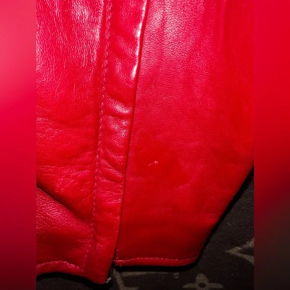 Kathy Ireland Ginuwine, leather and polyester interior size M red super soft - Picture 8 of 15